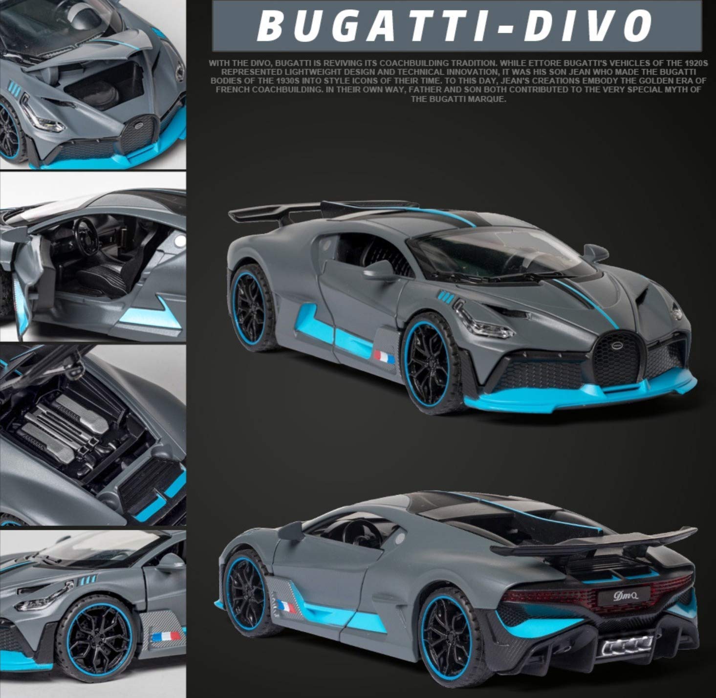 Bugatti Divo Diecast Model Car